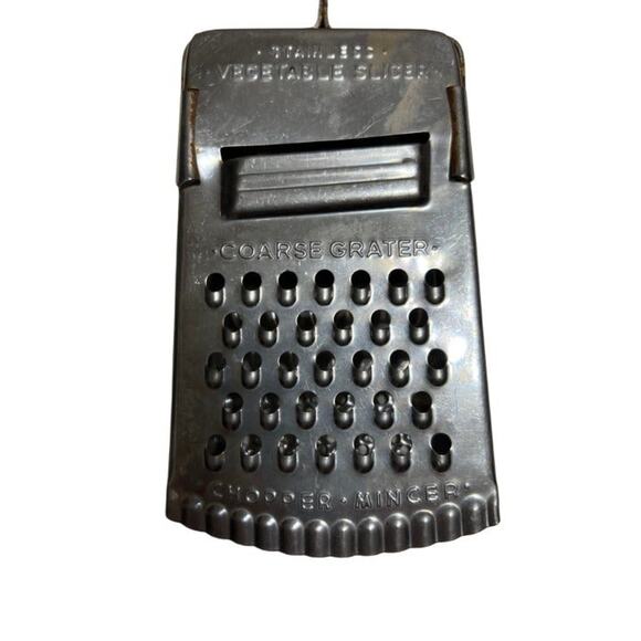 Vintage Mid-Century Double-Sided Shredder Slicer Kitchen Tool - Picture 4 of 4